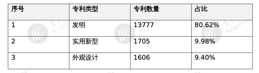 表1 大疆无人机专利分布分析